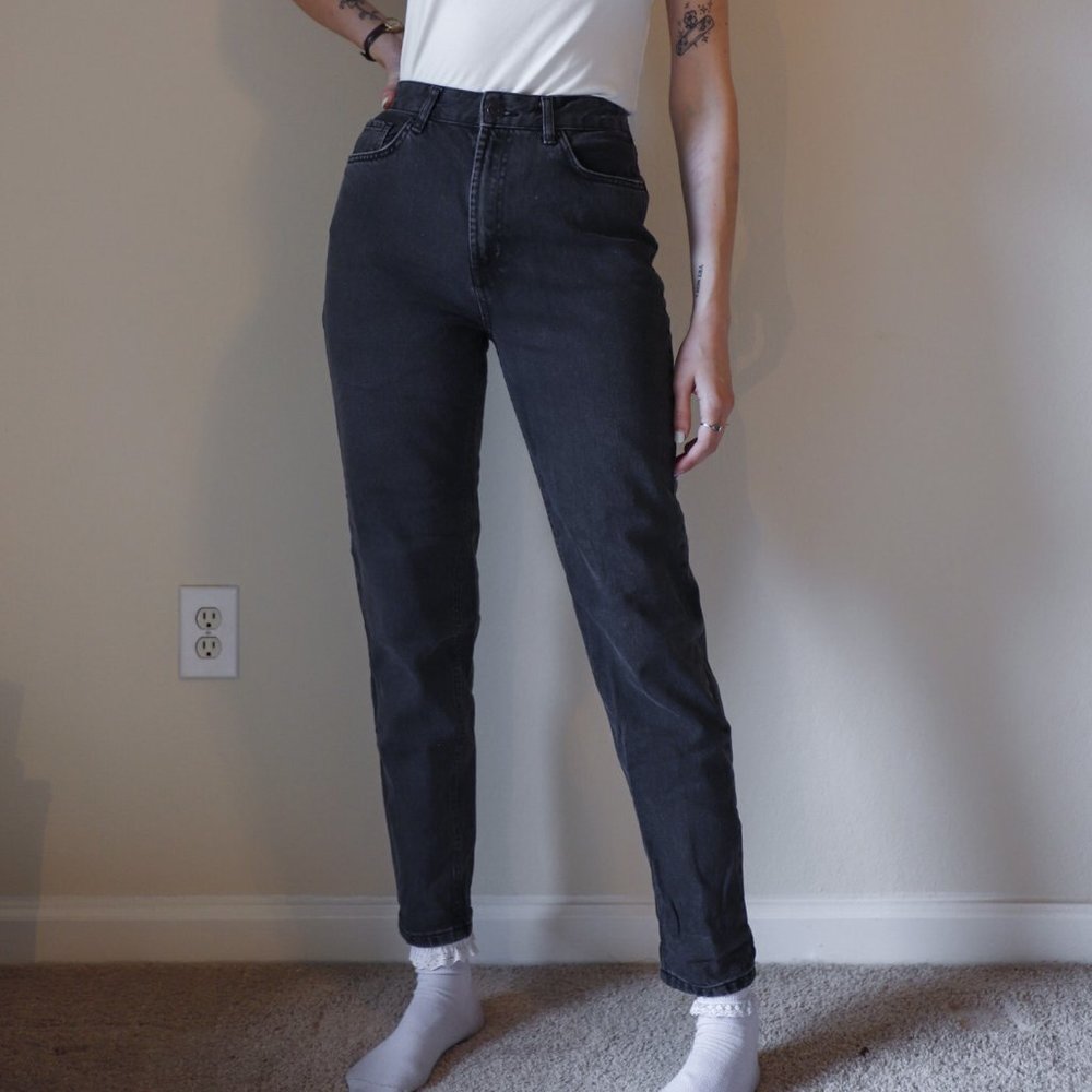 Mom High Rise BDG Urban Outfitter Black Jeans